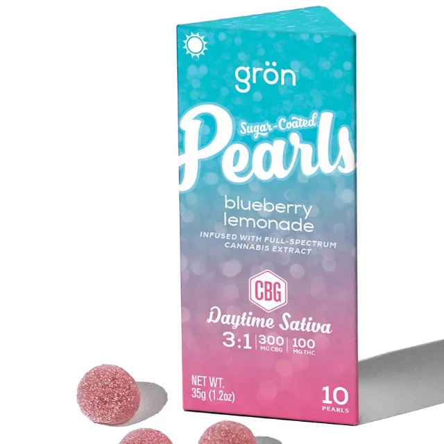 Pearls Blueberry Lemonade 3:1 Cbg:thc 10pk Pearls Blueberry Lemonade 3:1 Cbg:thc 10pk