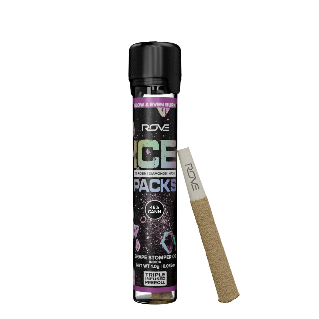 Grape Stomper Og | 1g | (rosin, Diamond, Hash) Infused Preroll