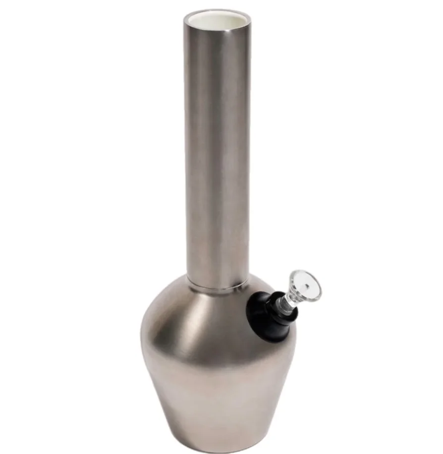 Chill Steel Pipes 13” Double-wall Insulated Bong (original Stainless Steel)