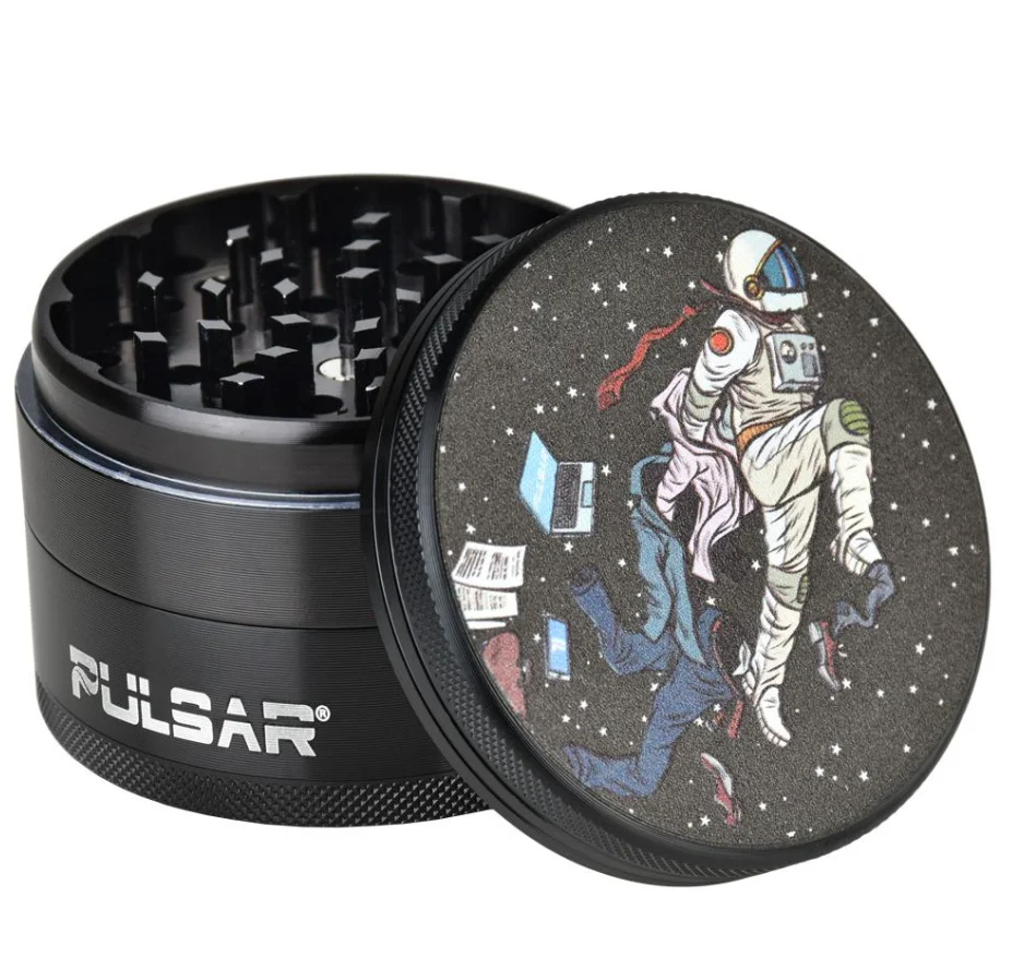  Pulsar 2.5" Super Spaceman Metal 4-piece Grinder