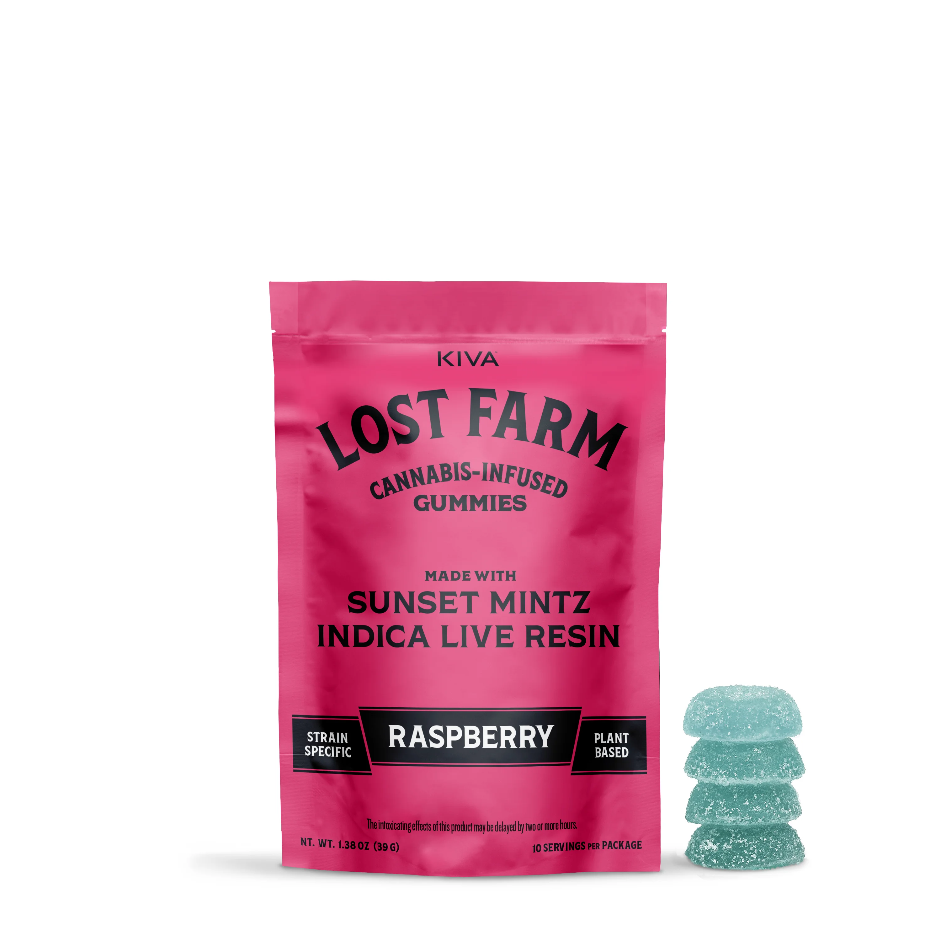 Raspberry X Sunset Mintz | Live Resin Gummies | 100mg 10pk Raspberry X Sunset Mintz | Live Resin Gummies | 100mg 10pk