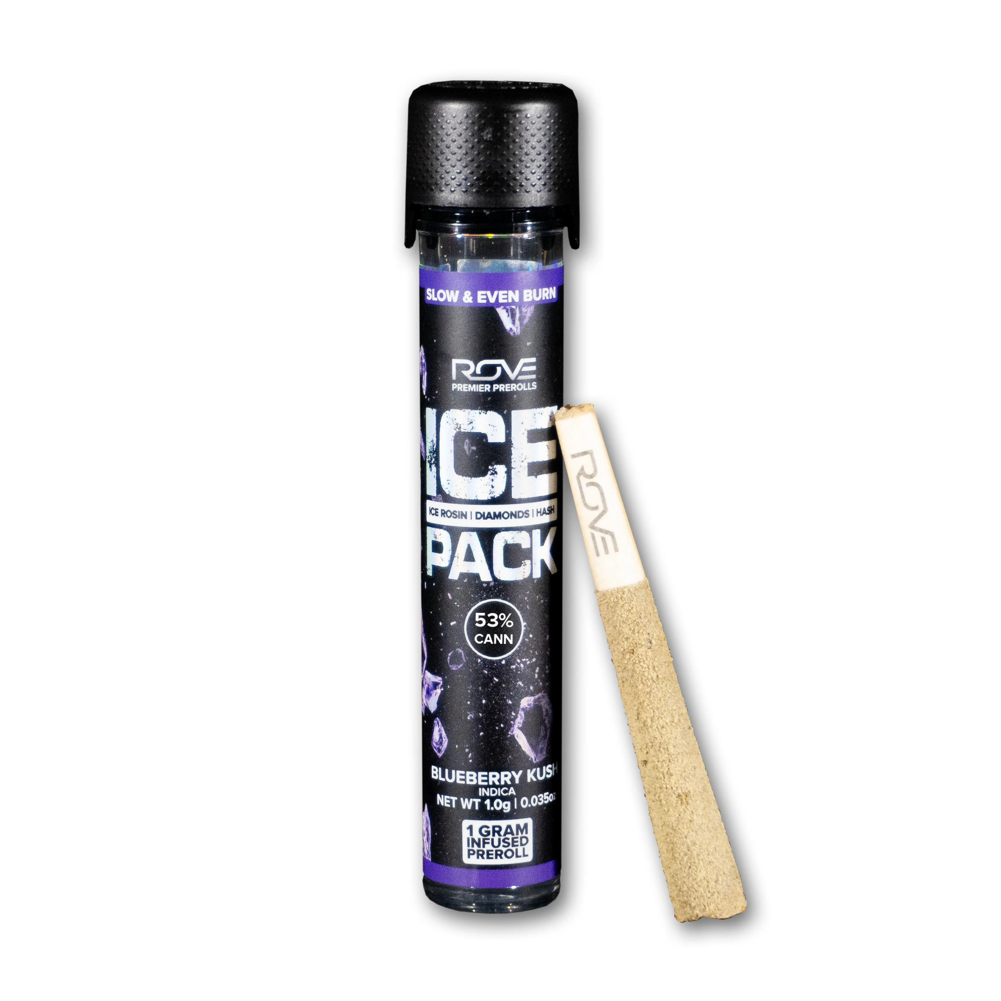 Blueberry Kush | 1g | (Rosin, Diamond, Hash) Infused Preroll