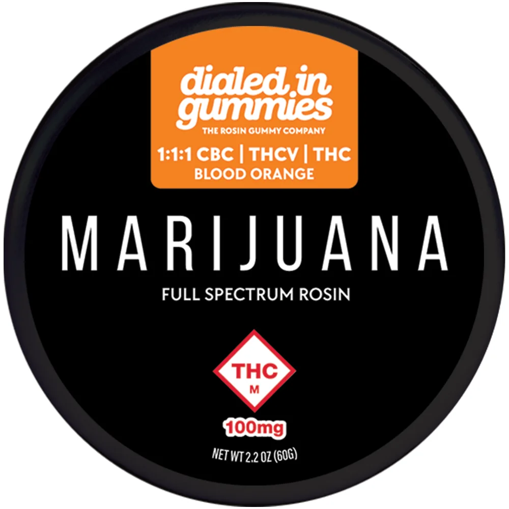 1:1:1 Thc/thcv/cbc Gummies Blood Orange - 100 Mg - 20 Pack
