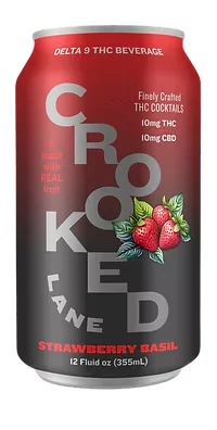 Crooked Cocktails - 12oz Strawberry Basil