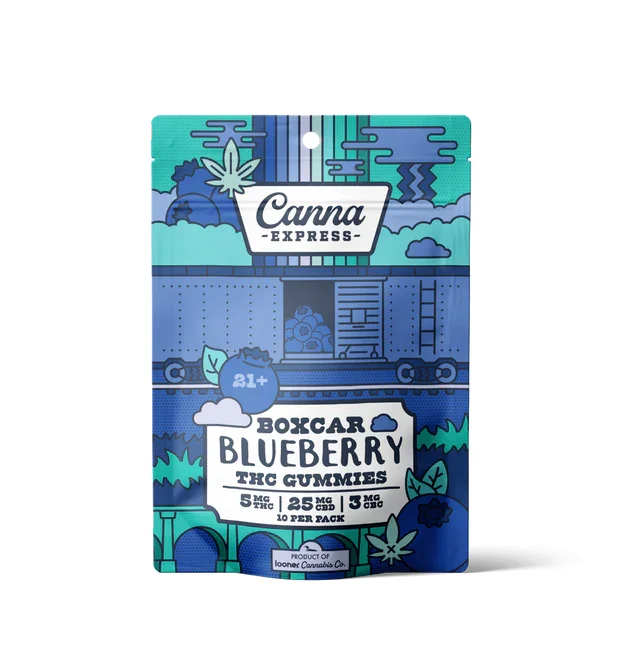 Canna Express Gummies - 10ct Blueberry