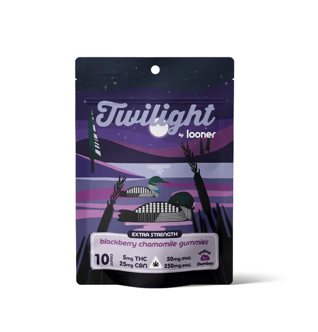 Looner Extra Strength Gummies - 10ct Twilight Blackberry Chamomile
