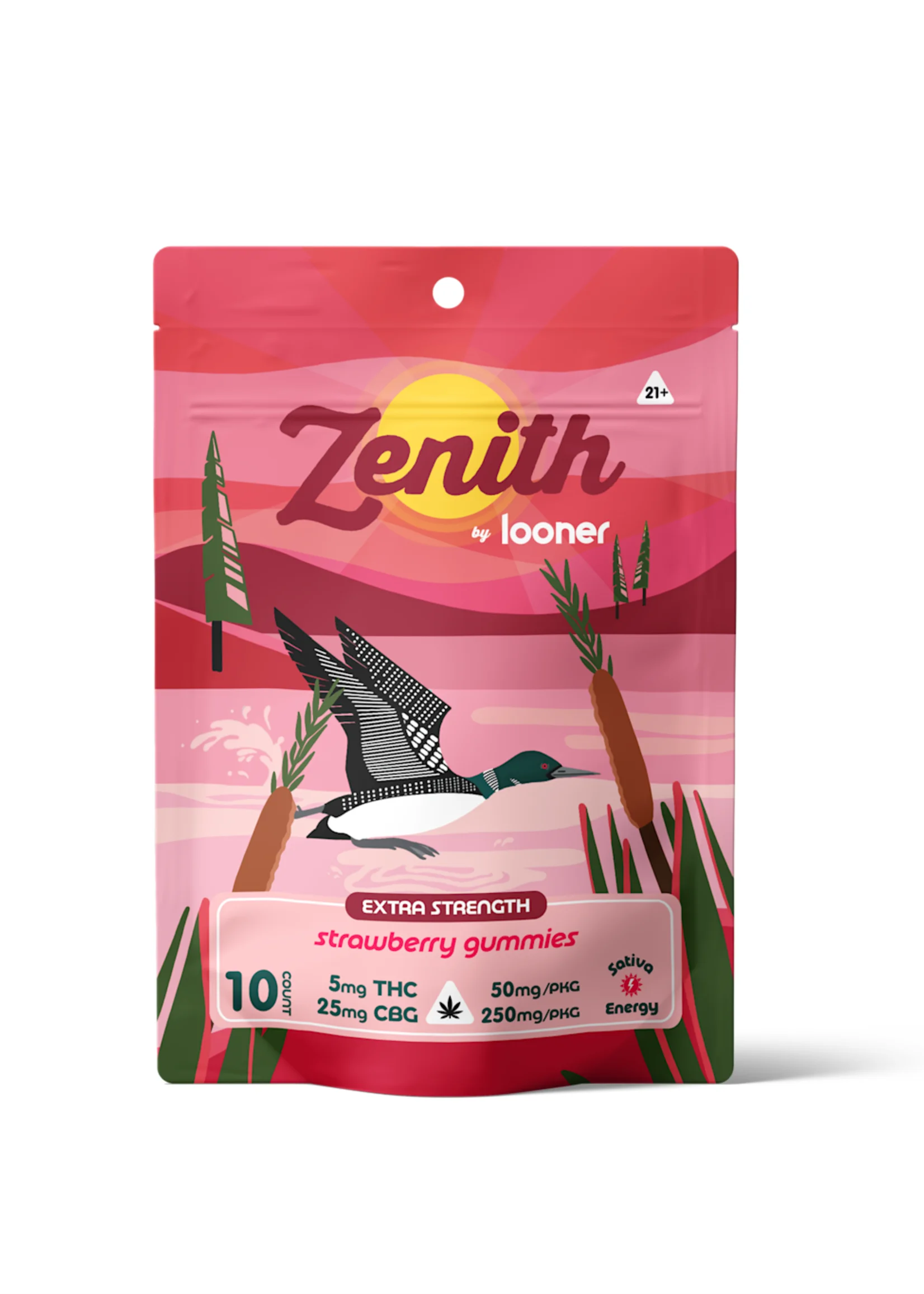 Looner Extra Strength Gummies - 10ct Zenith Strawberry