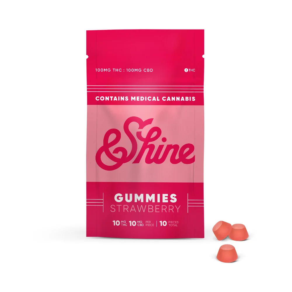 &Shine Strawberry 1:1 THC:CBD (MED)
