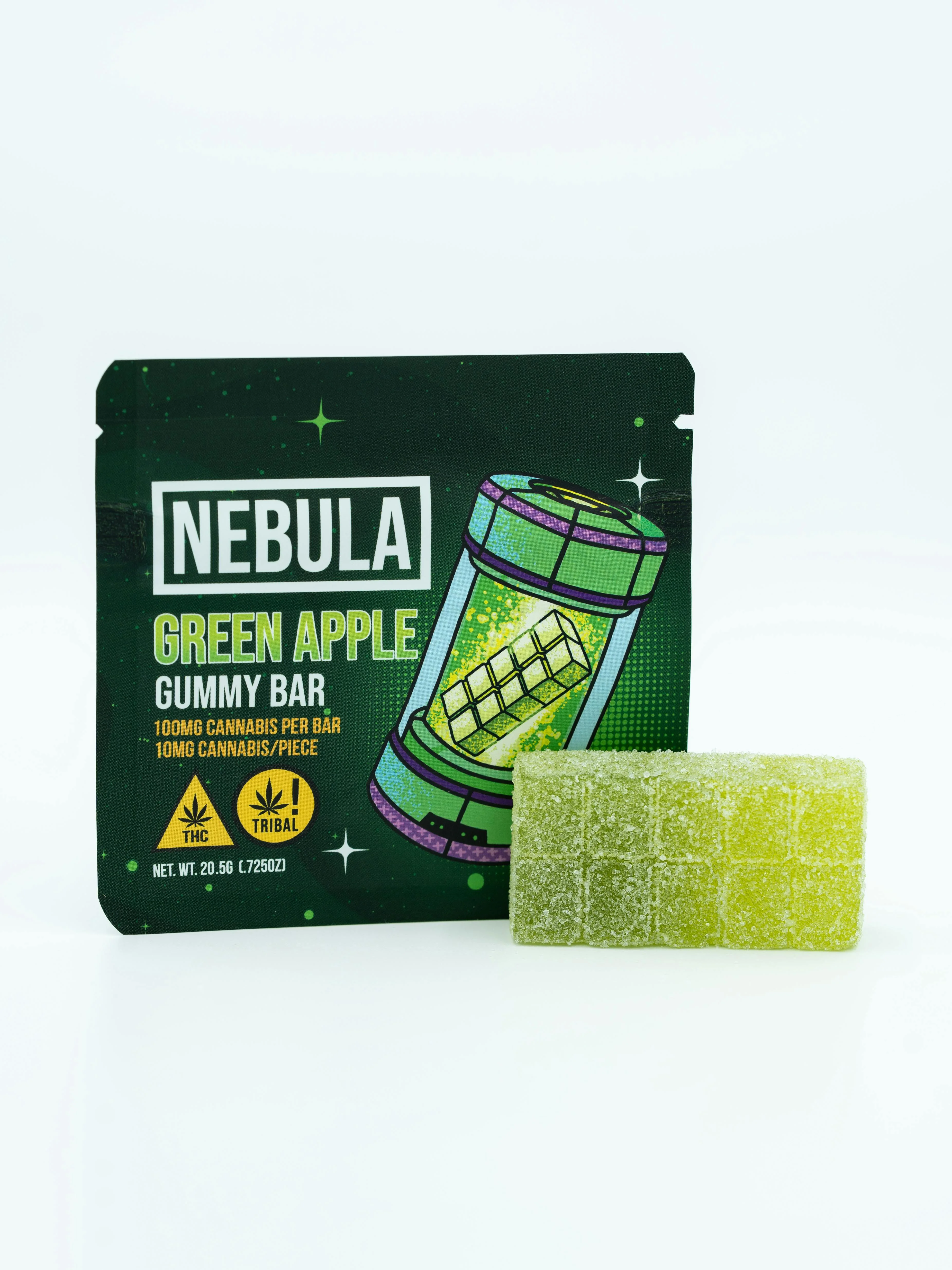 Nebula Gummy Bar - Green Apple Nebula Gummy Bar - Green Apple