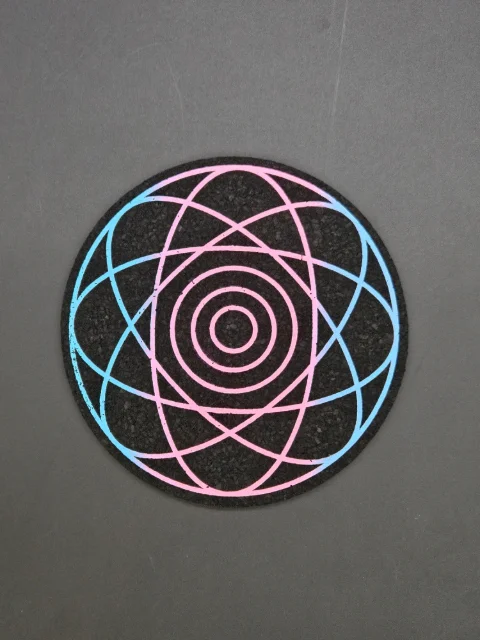 Moodmats - Bubblegum Pink / Blue Mat