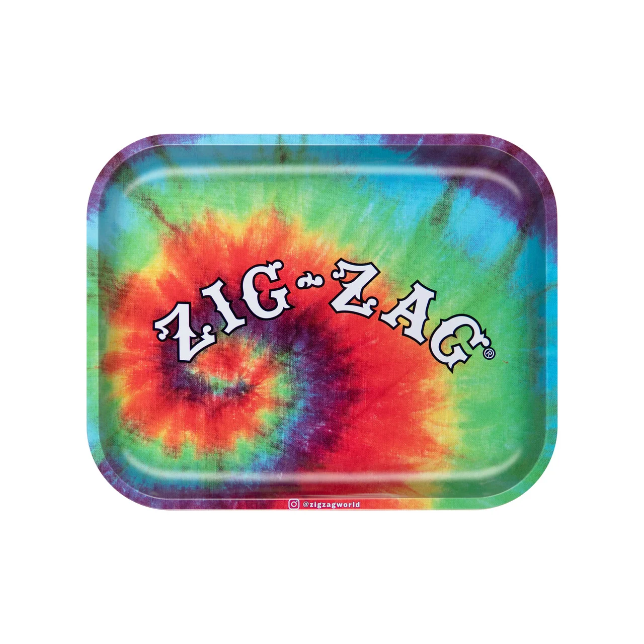 Zig-zag  Rolling Tray Large - Tie Dye