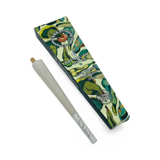Zzz's Rolling Paper Co - "Mush Love" By Cecilia Granata King Size Cone - 6pk