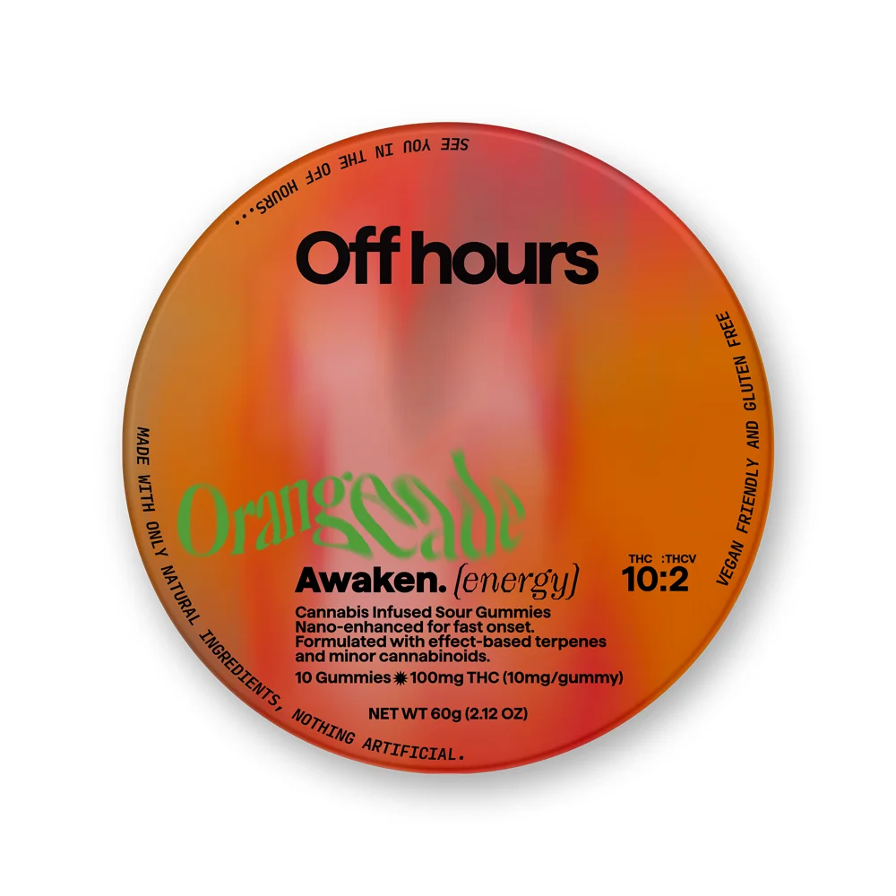 Off Hours - Awaken Orangeade "Energy" Gummies (10:2 Thc:thcv) - 10ct 100mg