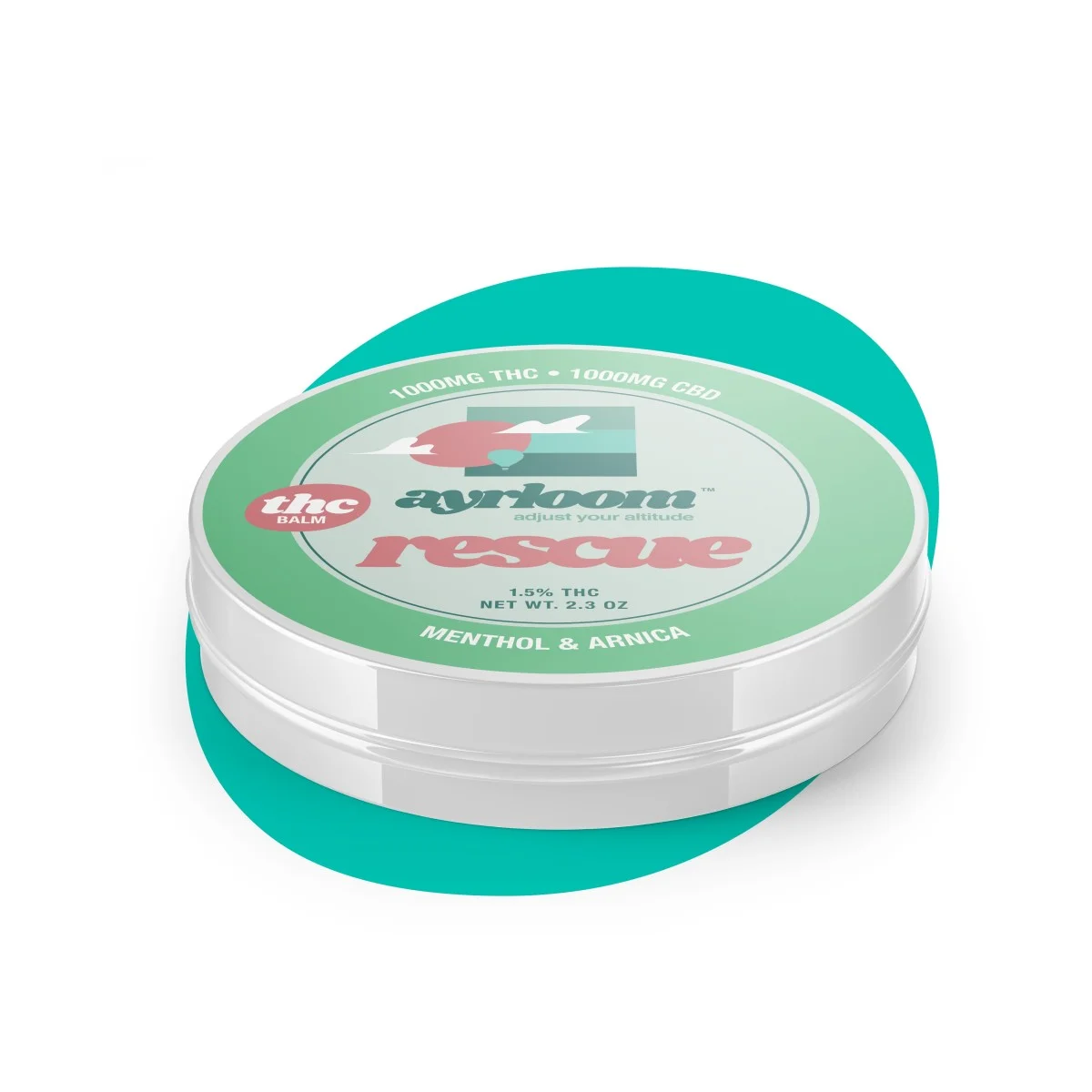 Ayrloom - Rescue Balm - 1000mg Thc:1000mg Cbd