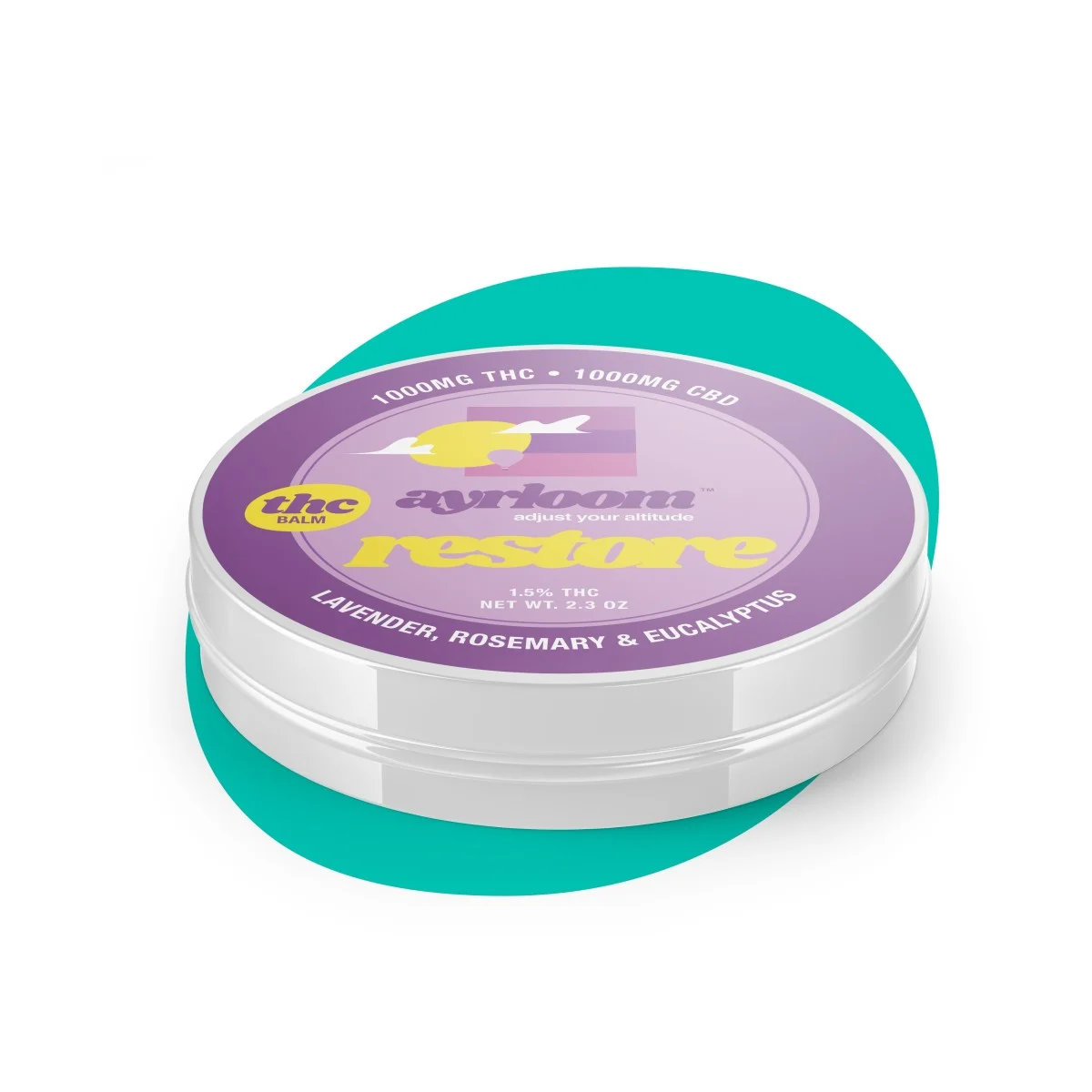 Ayrloom - Restore Balm - 1000mg Thc : 1000mg Cbd