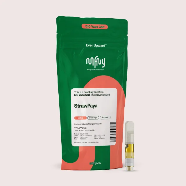 Mfny - Strawpaya 0.5g Live Resin 510 Vape Cart