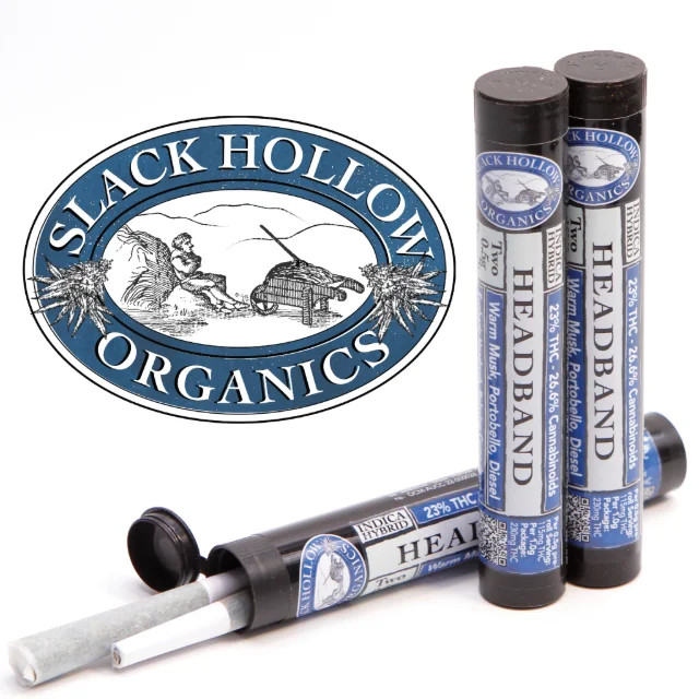 Slack Hollow Organics - Headband - 0.5g Prerolls 2pk (1g)