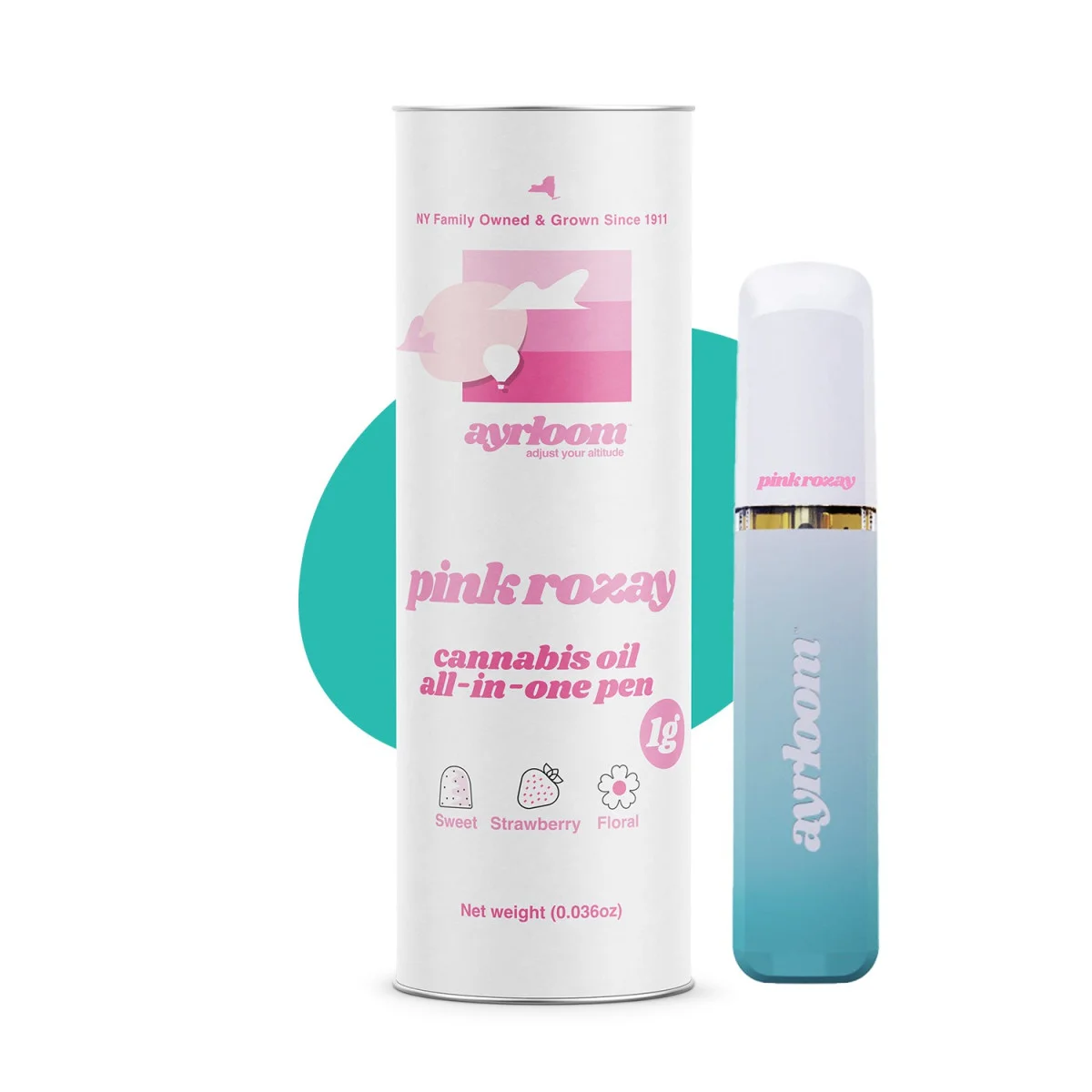 Ayrloom - Pink Rozay - 1g Aio Vape