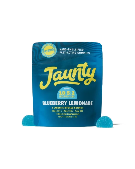 Jaunty - Blueberry Lemonade Gummies - 10:5:2 Thc:thcv:cbc 2ct