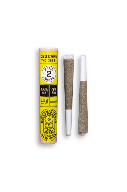 Supernaturals - CBG Cake Prerolls 2:1 THC:CBG - 0.75g 2pk (1.5g)