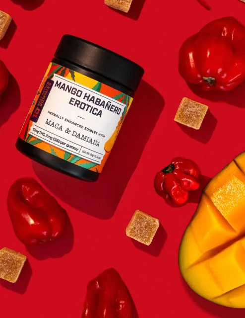 Supernaturals - Mango Habanero Erotica Gummies 10mg Thc 2mg Cbg - 10ct 100mg