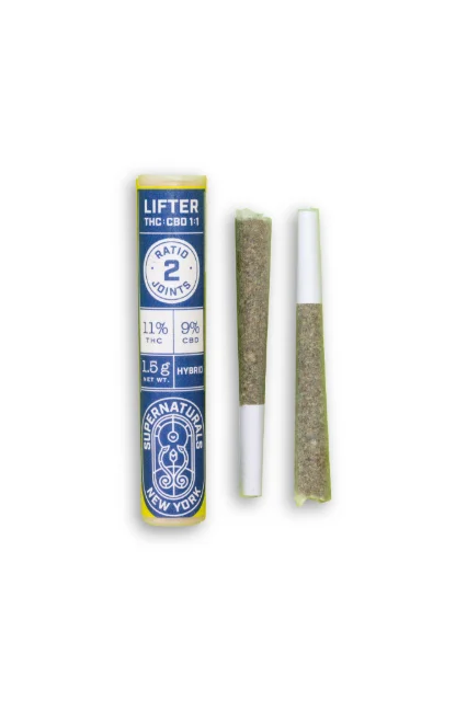 Supernaturals - Lifter Prerolls 1:1 Thc:cbd - 0.75g 2pk (1.5g)
