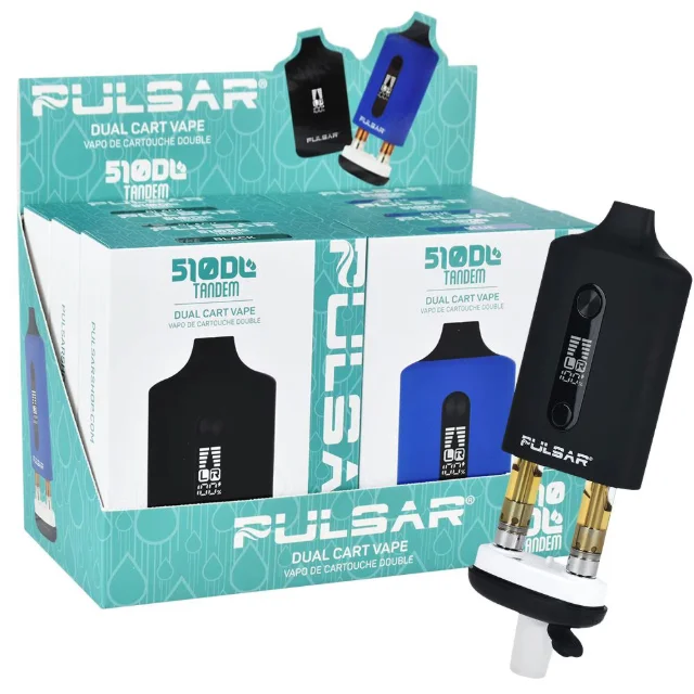 Pulsar 510 Dl Tandem Dual Cart Vaporizer | 650mah