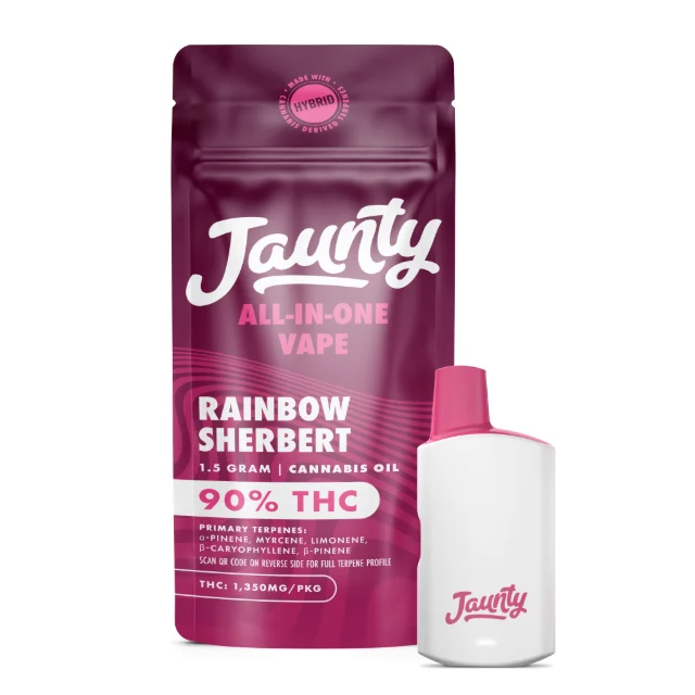 Jaunty - Rainbow Sherbert - 1.5g Aio Vape