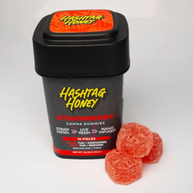 Hashtag Honey - Strawberry Gummies - 100mg 10ct
