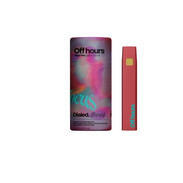 Off Hours - "Dialed" [Focus] 5:1:1 (THC:CBD:CBG) - 0.5g AIO Vape Pen