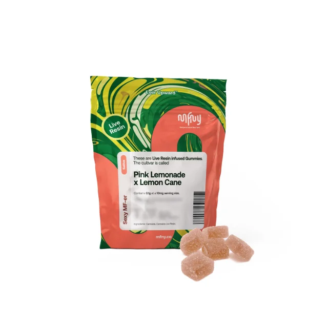 Mfny - Pink Lemonade X Lemon Cane Live Resin Gummies - 100mg 10ct
