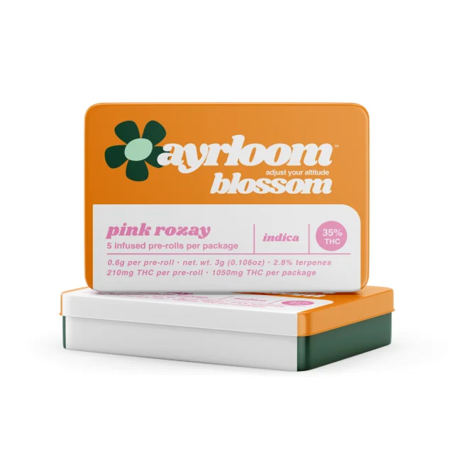 Ayrloom - Pink Rozay Infused Prerolls - 0.6g 5pk (3g)