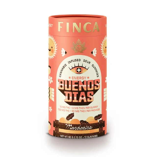 Ny Finca - Buenos Dias Mandarina Energy Gummies - 100mg 10ct 2:1 Thc:thcv