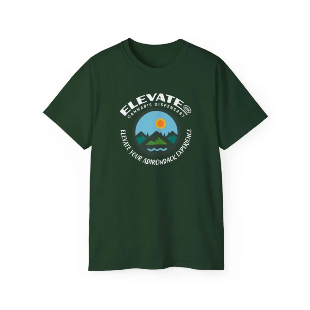 Elevate Adk - Green T-shirt - Small-2xl Sizes