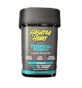 Hashtag Honey - Tropical Punch Gummies - 100mg 10ct