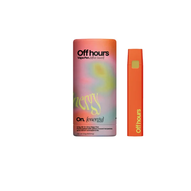 Off Hours - "On" [Energy] 10:1 (Thc:cbg) - 0.5g Aio Vape Pen