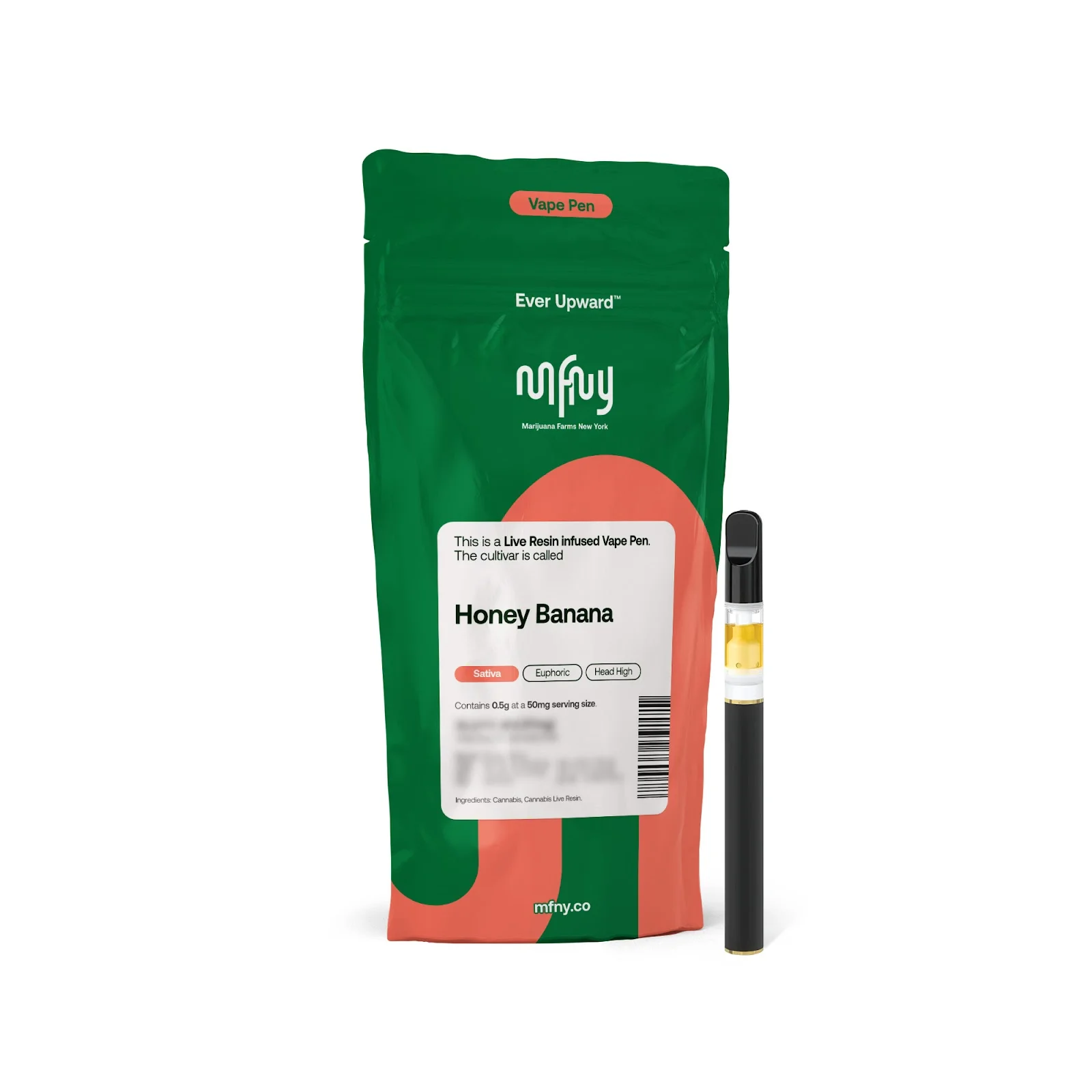 Mfny - Honey Banana - 0.5g Live Resin Aio Vape