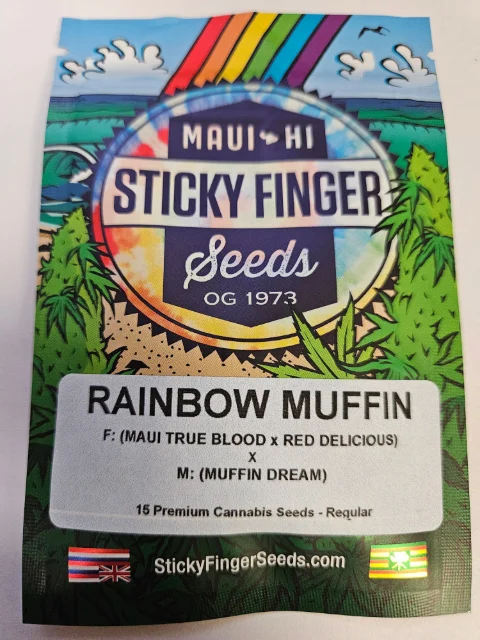 Sticky Finger Seeds - Rainbow Muffin (R) - 15pk