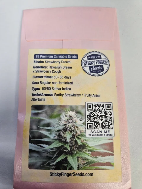 Sticky Finger Seeds - Strawberry Dream (R) - 15pk