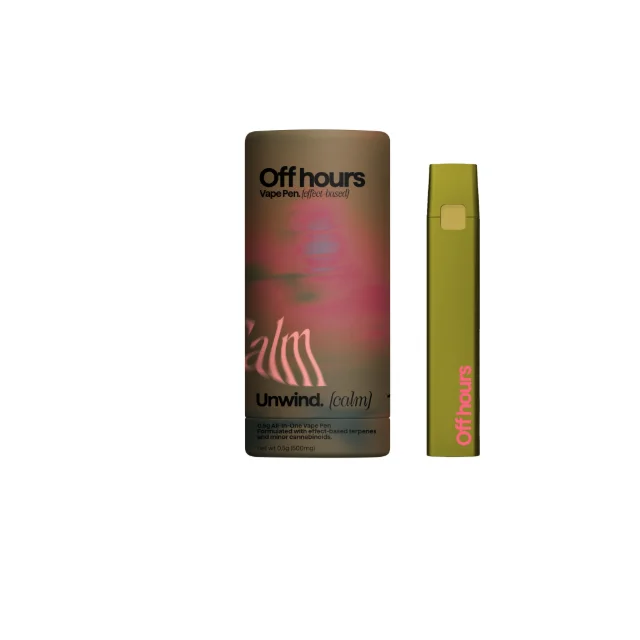 Off Hours - "Unwind" [Calm] 10:1 (Thc:cbd) - 0.5g Aio Vape Pen