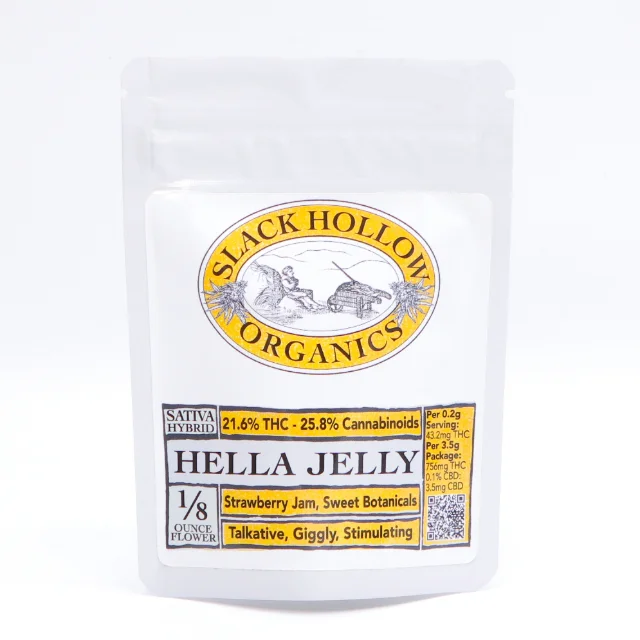 Slack Hollow Organics - Hella Jelly - 3.5g Flower