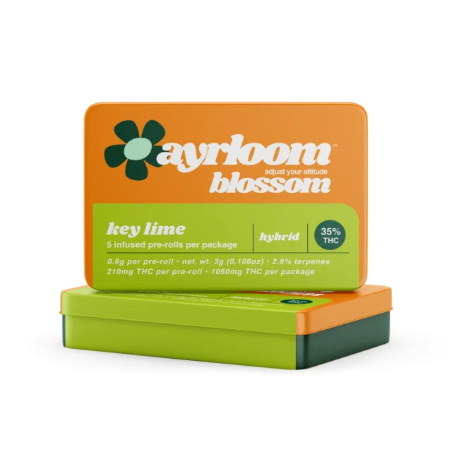 Ayrloom - Key Lime Infused Prerolls - 0.6g 5pk (3g)