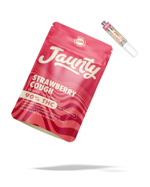 Jaunty - Strawberry Cough 1g 510 Vape Cart
