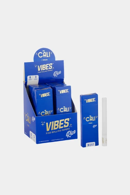 Vibes - "The Cali" Rice 1g Prerolled Papers - 3pk