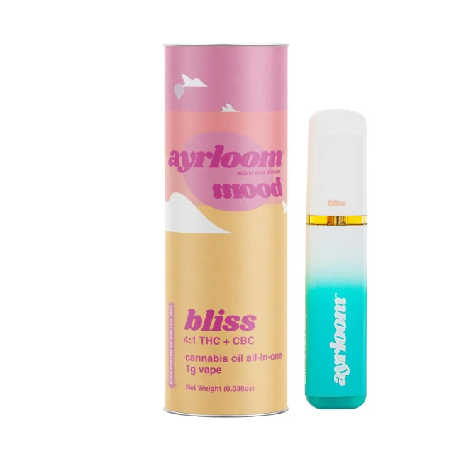 Ayrloom - "Bliss" Aio Vape 4:1 Thc:cbc - 1g