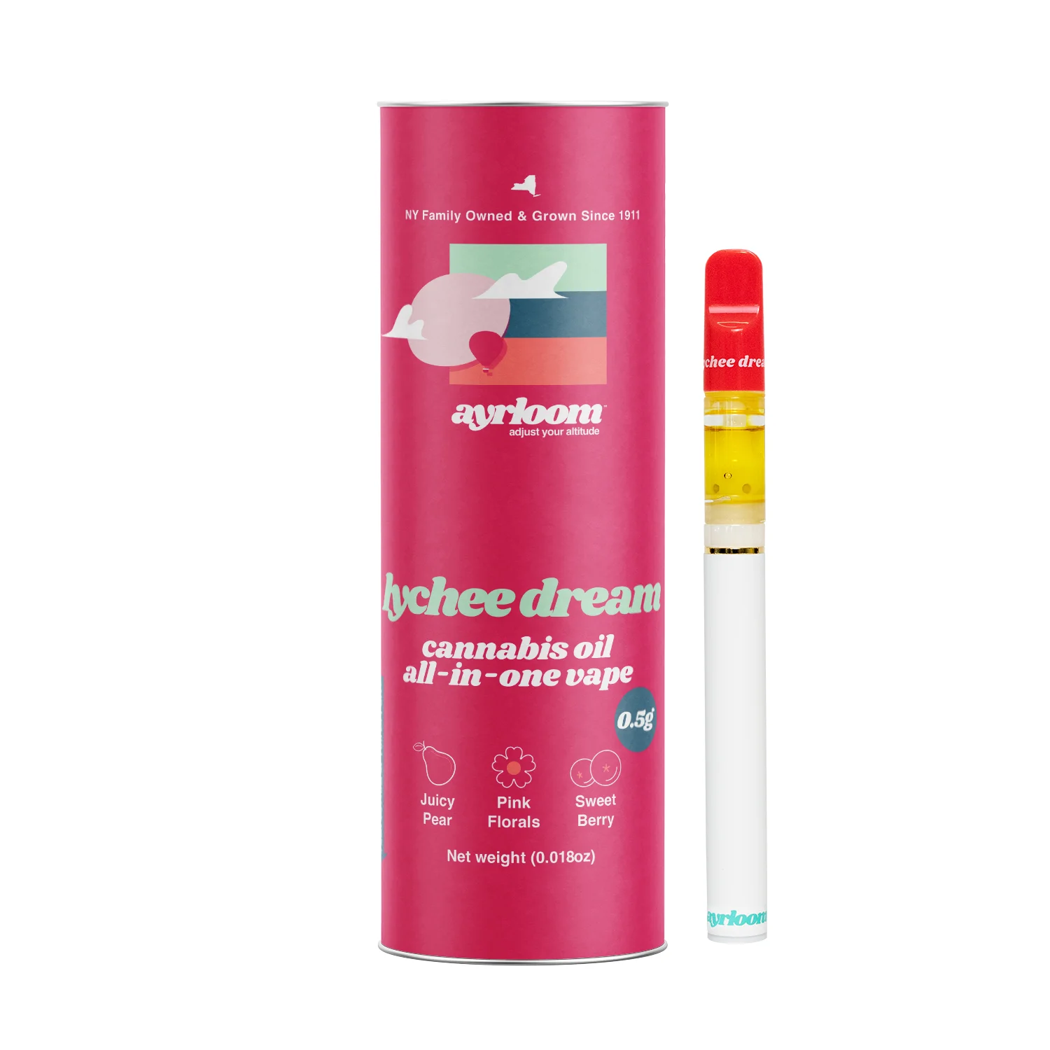 Ayrloom - Lychee Dream - 0.5g Aio Vape