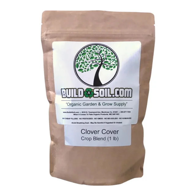 Build A Soil - Clover Cover Crop Blend 12 Seed 60% Clover - 1lb Bag