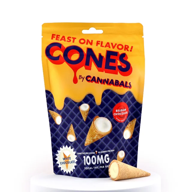 Cannabals - White Chocolate Cones - 10mg 10ct (100mg)