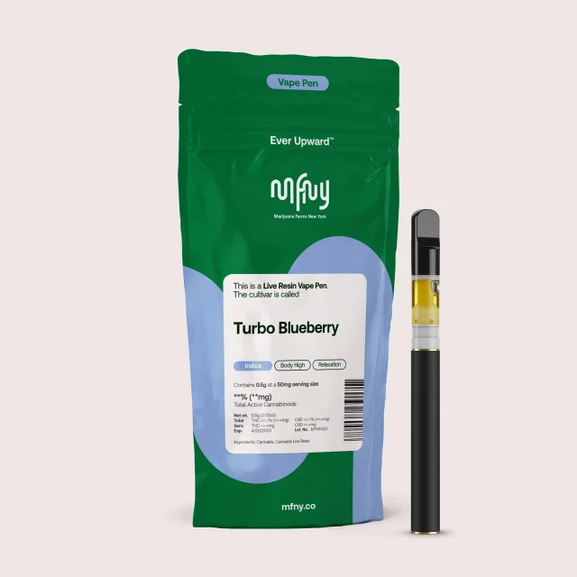 Mfny - Turbo Blueberry - 0.5g Live Resin Aio Vape