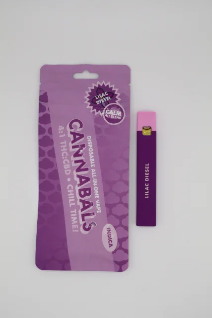 Cannabals - "Mood State - Chill Time" Lilac Diesel - 1g Aio Vape 4:1 Thc:cbd